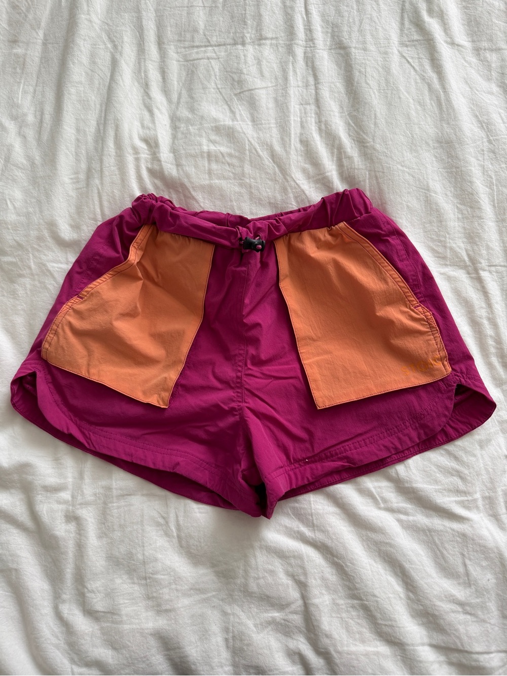 Stoic Magenta and Orange Women's Active Shorts